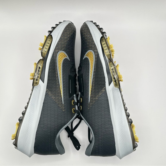 Men’s - Nike Air Zoom Infinity Tour 2 Black Gold Golf FD0217-003 New - Picture 7 of 16